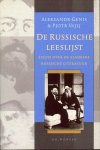 A. Genis , P. Vajlj - De Russische leeslijst essays over de klassieke Russische literatuur