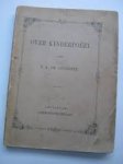 Genestet, P.A. de - Over kinderpoezy / druk 1