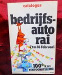 auto rai - catalogus bedrijfsauto Rai 1980-1982-1984.