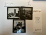  - Collection of 19th century glass lantern slides: Serie VIII, nrs. 2, 8, 9. Pisa, the leaning tower, Milan (Milaan, Mailand, Milano) Arch of the Paix, San Remo, Panorama.