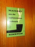 SIMENON, GEORGE, - Maigret en miljoenenerfenis.
