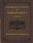 Stork & Co., Gebr. - Vereeniging van het personeel van Gebr. Stork & Co. te Hengelo 1881-1906: Hare wording en ontwikkeling