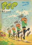 Diverse  tekenaars - PEP 1967 nr. 04, stripweekblad, 28 januari met o.a. LUCKY LUKE (COVER TEKENING)/DIVERSE STRIPS : BATMAN/BLAKE EN MORTIMER/HET FANTOOM/VIDOCQ/ASTERIX/RIK RINGERS/LUCKY LUKE)/ARENDSOOG (VERVOLGVERHAAL, TEKENINGEN H.G. KRESSE)/CASSIUS CLAY(3 p.)