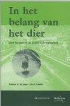 F.H. de Jonge, E.A. Goewie - In het belang van het dier