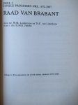 Lindemann, W.M. Mr. e.a. - Raad van Brabant,  6 delen inleindg, inventarissen en bijlagen, civiele processen, indices civiele processe en vonnissen, criminele zaken