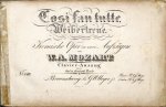 Mozart, W.A.: - [K 588] Così fan tutte. Weibertreue. Komische Oper in zwei Aufzügen. Clavier-Auszug mit ital. u. deutsch. Texte