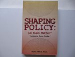 Azeez Mehdi Khan - Shaping Policy: Do NGO's Matter? - Lessons from India