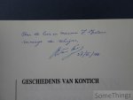 Van Passen, Robert. - Geschiedenis van Kontich. [Met opdracht.]