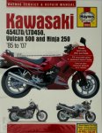 Editors of Haynes Manuals - Kawasaki 454ltd/Ltd450, Vulcan 500 Ninja 250 '85 to '07