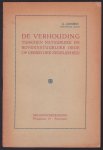 Janssen, A. - De verhouding tusschen natuurlijke en bovennatuurlijke orde op gebied der zedelijkheid