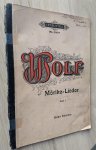 Wolf, Hugo - MORIKE-LIEDER - BAND 1 - HOHE STIMME - NO 3140 a