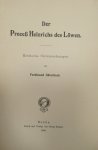 Guterbock, Ferdinand - Der Prozess Heinrichs des Lowen. Kritische Untersuchungen