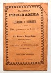  - [Friesland, Leeuwarden] Algemeen programma der Feestviering te Leeuwarden tijdens het bezoek van Hare Majesteit de Koningin en Hare Majesteit de Koningin-Weduwe, Regentes van het Koninkrijk, aan de Provincie Friesland, 17-21 Juni 1892. Uitgege...