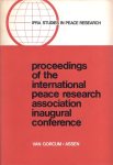 Röling, B.V.A. ... [et al.] - Proceedings of the International Peace Research Association inaugural conference (Groningen, July 3-5, 1965).