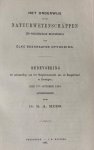 Mees, R.A. - Het onderwijs in de natuurwetenschappen, een noodzakelijk bestanddeel van elke beschaafde opvoeding. [...] Groningen J.B. Wolters 1868