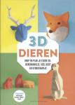  - 3D dieren / knip en plak je eigen 3D berenfamilie, vos, hert en stokstaartje