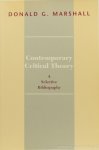 MARSHALL, D.G. - Contemporary critical theory. A selective bibliography.