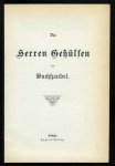 PFAU, Karl (Verfasser) - Die Herren Gehülfen im Buchhandel. (Reprint d. Windecker Winkelpresse)