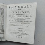 Morel, Ch . G. - La morale de ´l Enfance Morel, Ch . G. - La morale de ´l Enfance