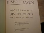 Haydn; Franz Joseph (1732-1809) - 12 Kleine Stucke  //  6 Leichte Divertimenti  //  Kompostionen  //  Kaiser-Quartett und Quartett-Satze