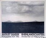 Kemp, Wolfgang - August Sander: Rheinlandschaften: Photographien 1929-1946