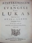 Huig / Hugo de Groot - Over het nieuwe Testament: 1 het evangely van Mattheus / 2: de evangelien van Markus, Lukas en Joannes en de handelingen der Apostelen / 3: de brieven van den apostel Paulus aen die van Rome, Korinten, Galatie, Ephesen, Philippi en Kolossen / 4: de b