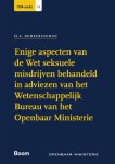 H.A. Demeersseman - Enige aspecten van de Wet seksuele misdrijven behandeld in adviezen van het Wetenschappelijk Bureau van het Openbaar Ministerie