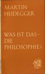 Heidegger, Martin. - Was Ist Das - Die Philosophie?