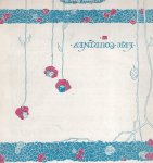 Courtney, Eric - Love among the roses. Bladmuziek met een jugendstil-ontwerp van Hoffman,  gedateerd 1921