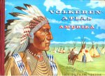  - plaatjesalbum VOLKERENATLAS AMERIKA, compleet  - uitg. FAAM, Breda