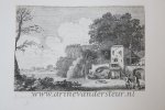 Jan van de Velde II (1593-1641) - [Original etching, ets, Biblical print] J. v.d. Velde II, Abraham casting out Hagar and Ishmael, published 1600-1650.