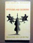 J. Richard Eiser & J. van der Pligt - Psychology attitudes and decisions - Series: New Essential Psychology Series