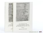 Clark, John. - The Chartae of the Carthusian General Chapter MS. Parkminster B 62 (1504-1513) [ 2 volumes ].