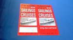 Cunard Line - Atlantic sailing and full pogram of cruises  1964-1965