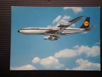  - Kaart Lufthansa Boeing 707 intercontinetal Jet