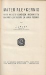 Vader, J. - Materialenkennis