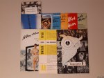 Bolex Paillard & Kern Paillard - 10x flyer: 1) Freude im Heim!; 2) Selber filmen; 3) Filmen Sie das Leen und seine Farben; 4) Vergangenes neu erleben mit dem Paillard-Projektor Modell G; 5) C8 D8 Filmcamera's 2x8mm; 6) Schmalfilm Ausrüsting 8-9,5-16mm Sammelkatalog; 7) . . .