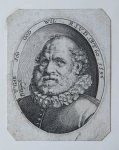 Jacques de Gheyn II (1565-1629) - [Antique print, engraving] Portrait of Rutgaert Jansz/Portret van de dichter Rutgaert Jansz., published 1596.