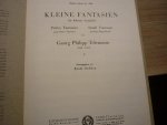 Telemann, Georg Philipp (1681-1767) - Der Kreis um Telemann  //  Zwolf Fantasien fur Klavier  //  Kleine Fantasien fur Klavier (Cembalo)