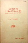 Ir. G. L. Driessen - Leidsche straatnamen : eerste supplement 1929-1939