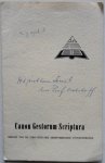 Biesma H, Genderen H van e.a. - Canon Gestorum Scriptura orgaan van de christelijke gereformeerde studentenbond 10e jaargang no. 7 1958