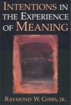 Raymond W. Gibbs - Intentions in the Experience of Meaning