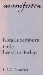 Luxemburg, Rosa - Orde heerst in Berlijn