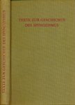 Altwicker, Norbert - Texte zur Geschichte des Spinozismus.