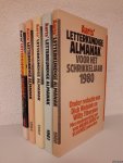 Welssink, Dick & Willy Tibergien (redactie) - Aarts' Letterkundige Almanak voor 1980-1984 (5 delen) Welssink, Dick & Willy Tibergien (redactie) - Aarts' Letterkundige Almanak voor 1980-1984 (5 delen)