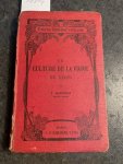 MARCHAIS, C., - La Culture de la vigne en Anjou, par C. Marchais. Introduction de M. Prosper Gervais.