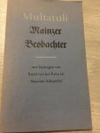 Multatuli - Mainzer beobachter / druk 1