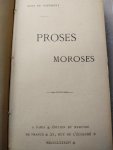 GOURMONT, Remy de - Proses moroses