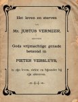 NN - NN-Het leven en sterven van Mr. Justus Vermeer