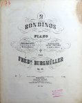 Burgmüller, Frédéric: - 2 Rondinos pour le piano. Op: 48. No. 1: Une matinée au bord du Lac de Côme, rondino pastoral